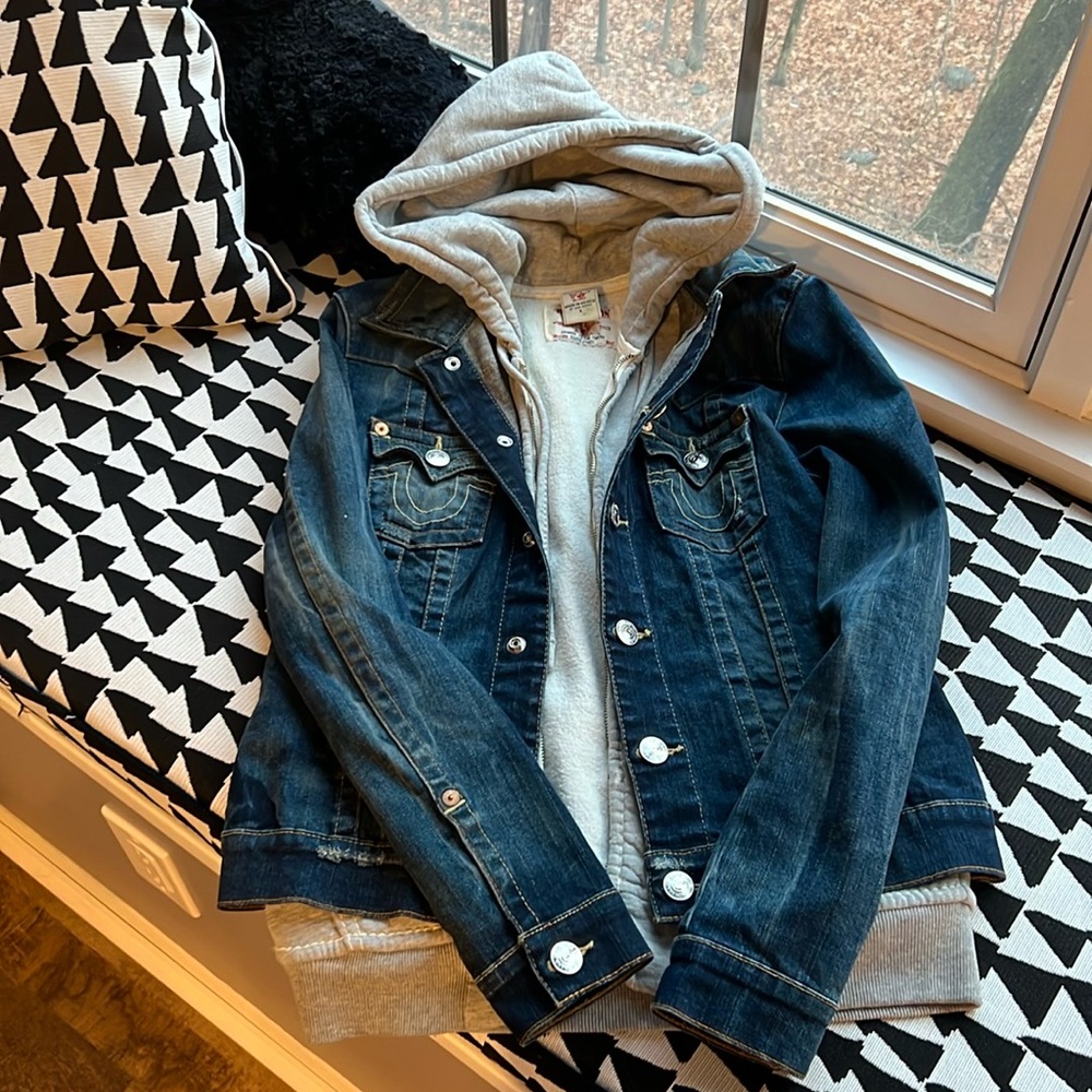 True Religion Jimmy denim hooded jacket